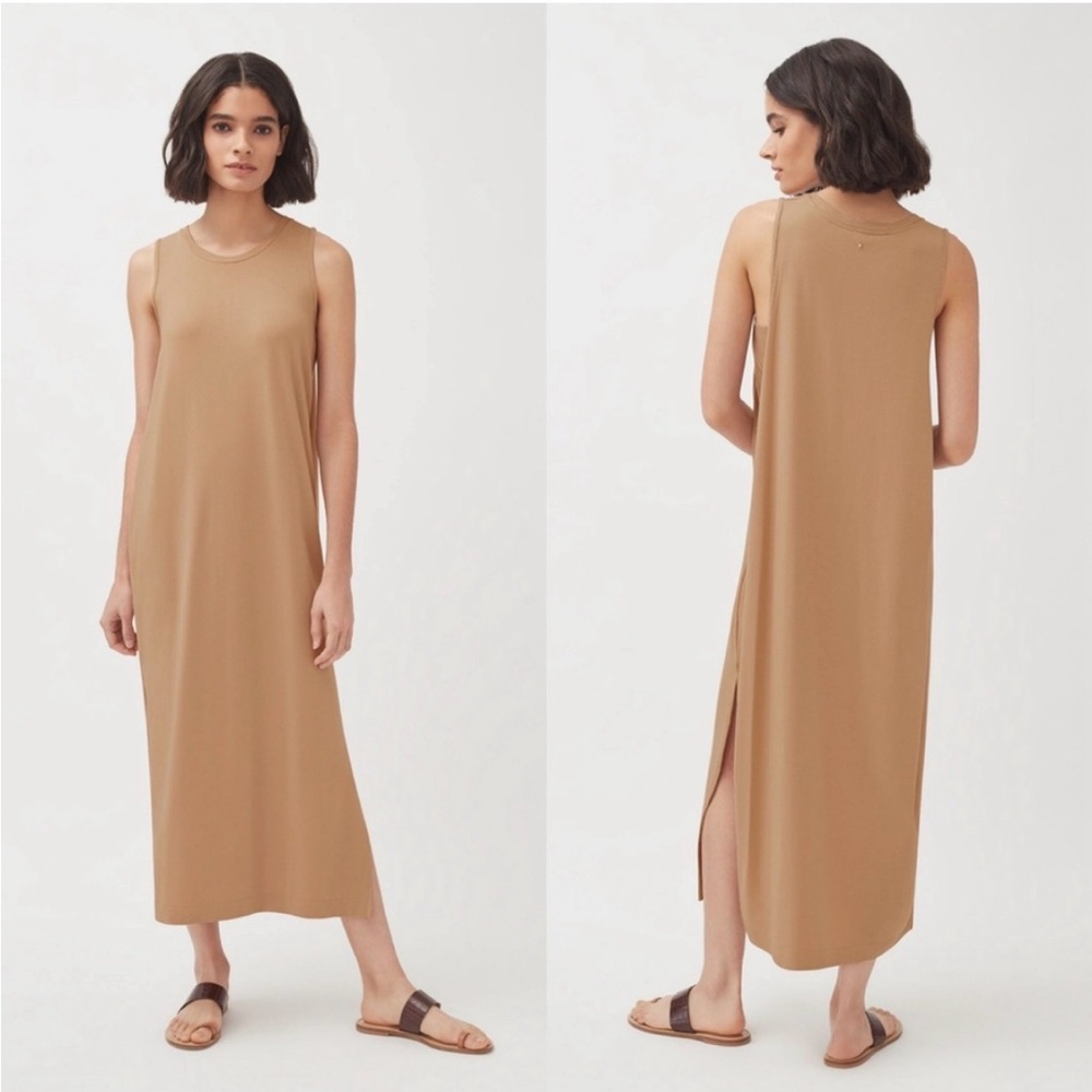 CUYANA draped back dress